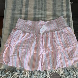 Vineyard Vines Multicolor Striped Mini Skirt